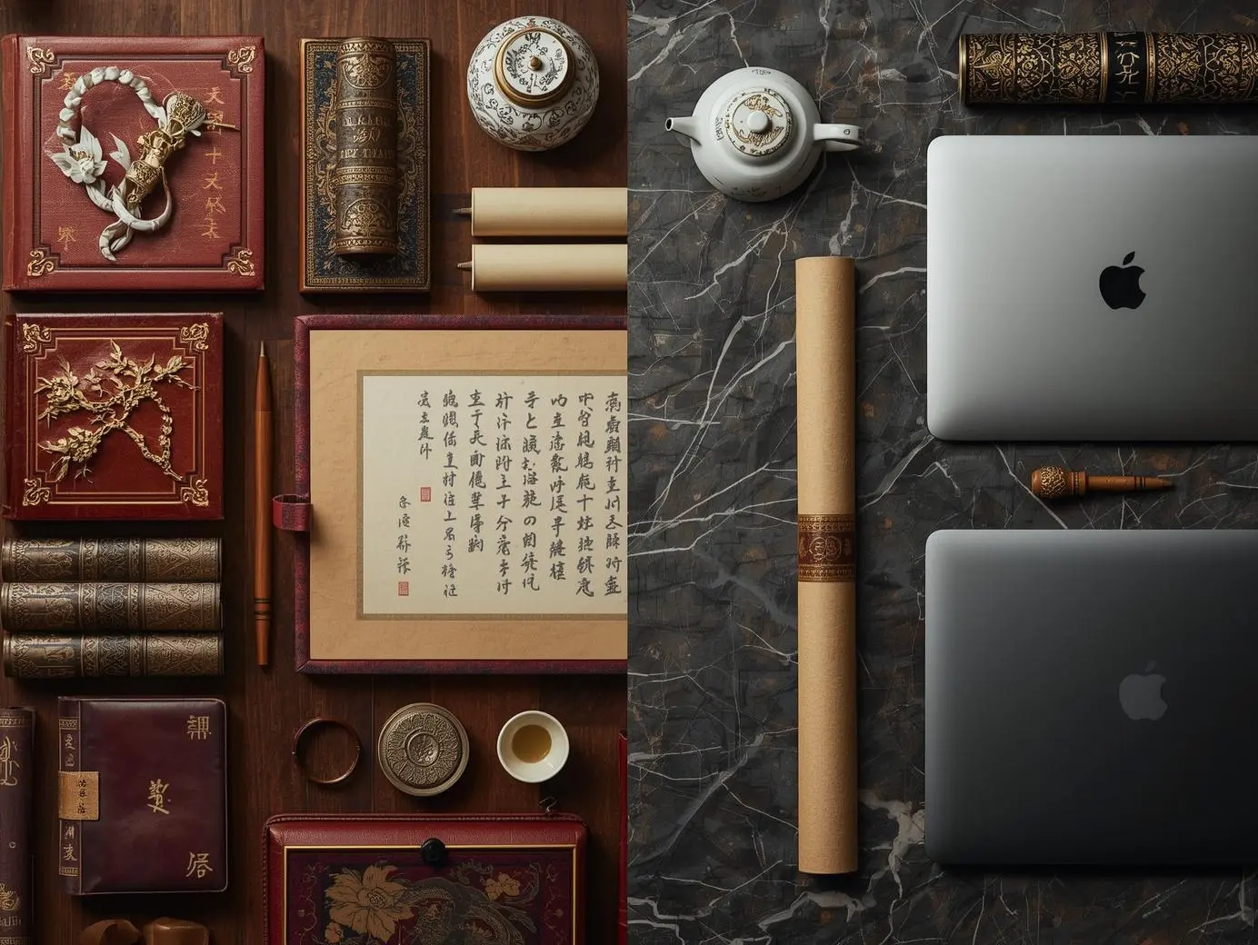 Traditional Chinese culture elements blend with modern design philosophy